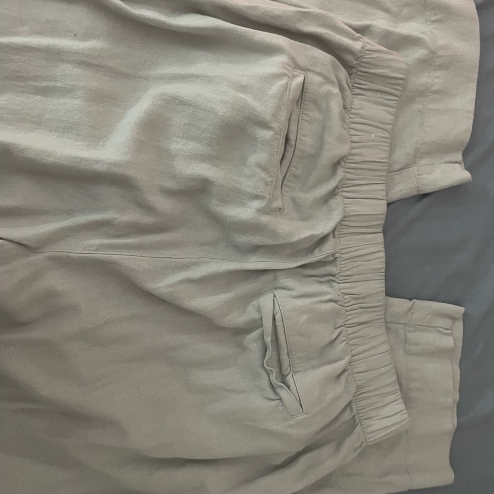 Light Blue Button-Up Pants - Picture 4 of 4